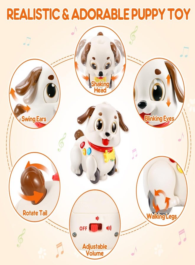 LUDILO Learning Toys for 1 Year Old Boy Girl Gifts: Pull Along Crawling Toy Musical Puppy 6 7 8 9 10 12 18 Month Old Baby Toy 1st Birthday Gifts for Boys Girls Toddler Infant Baby Toys 6-12-18 Months - Image 4